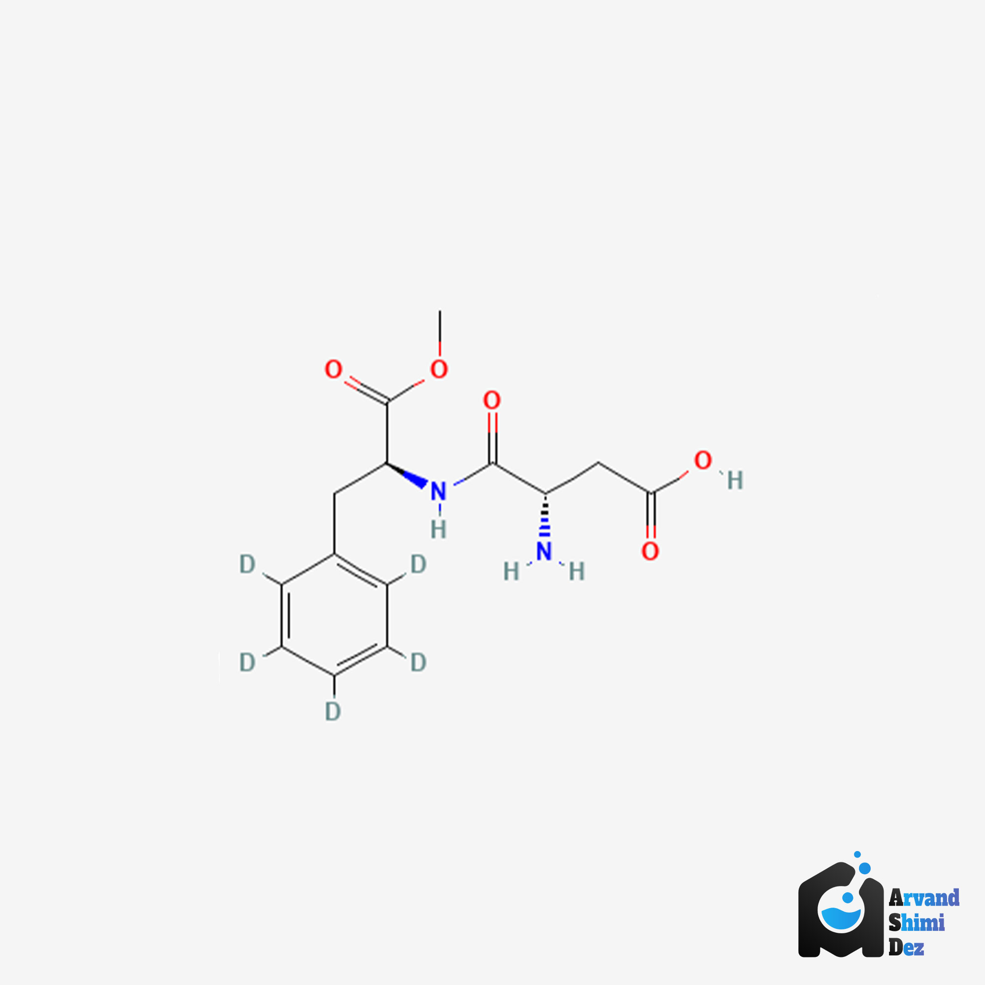 ساختار شیمیایی آسپارتام