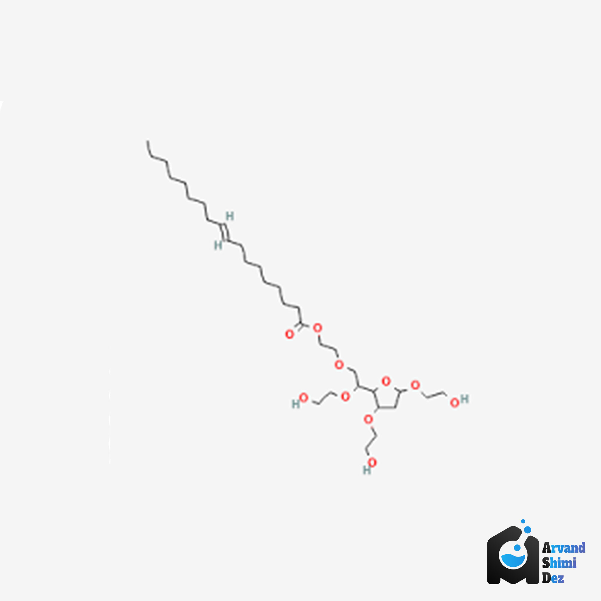 ساختار شیمیایی پلی سوربات 20