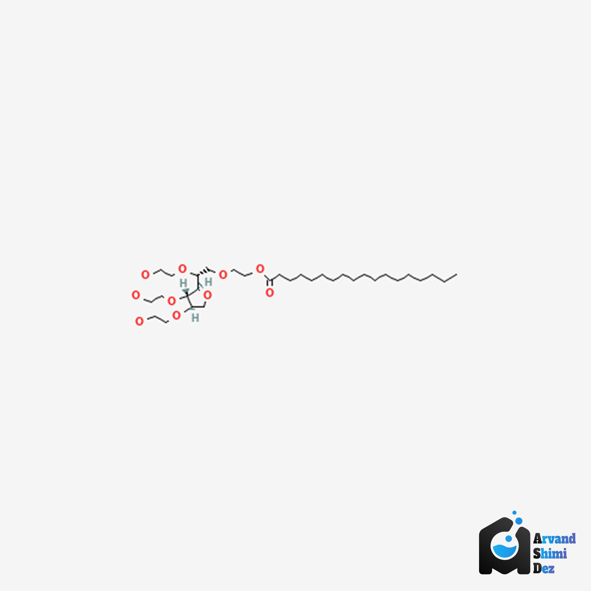 ساختار شیمیایی پلی سوربات 60