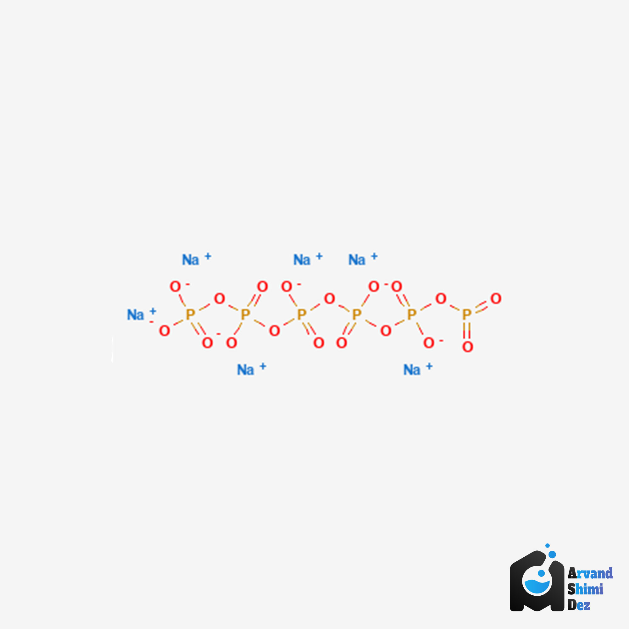 ساختار شیمیای سدیم هگزا متا قسقات