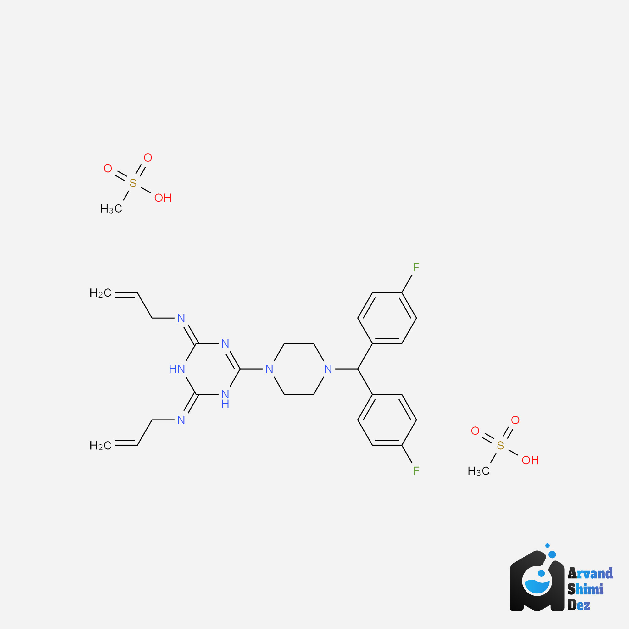 ساختار شیمیایی روغن بادام شیرین