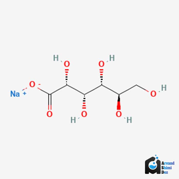 ساختار شیمیایی گلوکونات سدیم