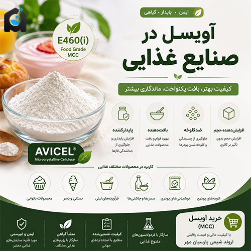 آویسل در صنایع غذایی